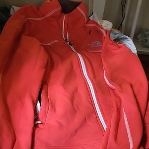 North face zip up sweatshirt
